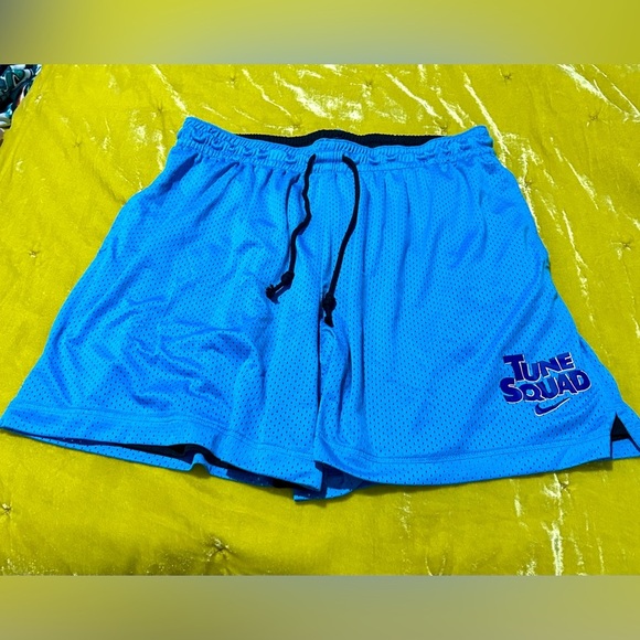Nike Men’s Space Jam Basketball Shorts Tune Squad Reversible Goon Squad Blue XXL - Picture 1 of 2
